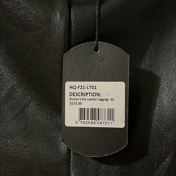 PXG PARSONS XTREME GOLF NWT Women’s Eco Leather Leggings- XS - Picture 7 of 16